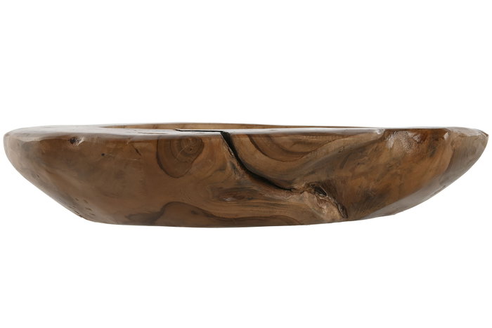 DKD Home Decor Vela de Cera de Parafina y Teca Natural Reutilizable