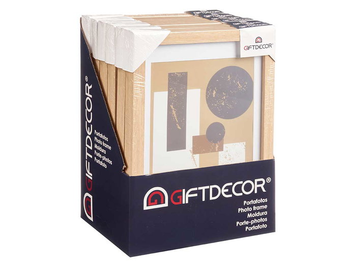 Giftdecor Portafoto Pared Madera Paspartú 18x24 cm Natural (Set de 12) Giftdecor Portafoto Pared Madera Paspartú 18x24 cm Natural (Set de 12)