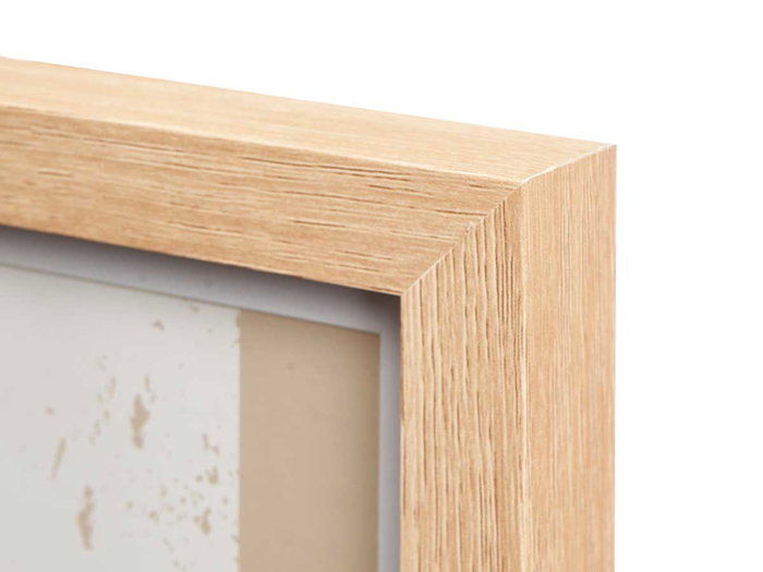 Giftdecor Portafoto Pared Madera Paspartú 18x24 cm Natural (Set de 12)