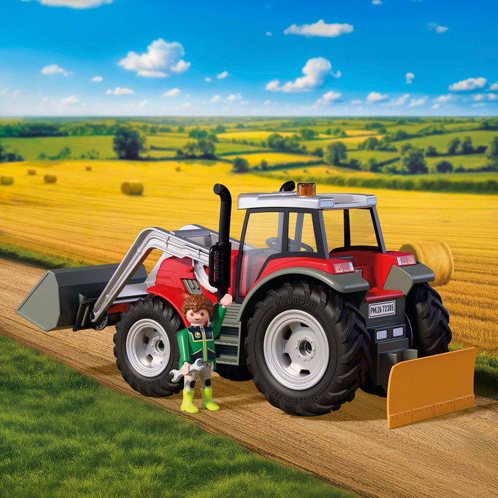 PLAYMOBIL Tractor Grande con Pacas de Heno 72305