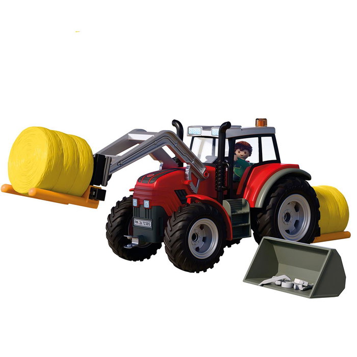 PLAYMOBIL Tractor Grande con Pacas de Heno 72305