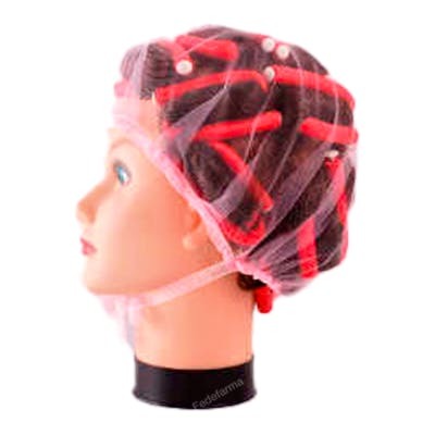 Bifull Gorro Redecilla Rosa de Noche con Cinta