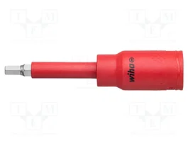 WIHA Vaso Allen-bit aislado HEX 4mm 1/2 pulg.