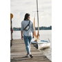 Fidlock HERMETIC sling bag BTT - Negro / Azul transparente