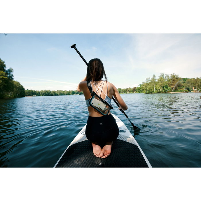 Fidlock HERMETIC sling bag BTT - Negro / Azul transparente