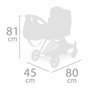 Decuevas Coche de muñeca 3x1 para muñecas de hasta 52 cm
