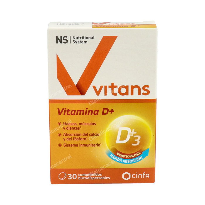 NS Vitans Vitamina D+ 30 Comprimidos NS Vitans Vitamina D+ 30 Comprimidos