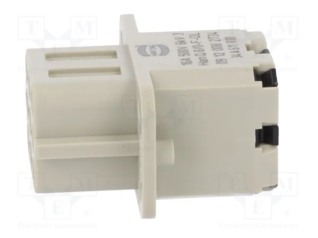 HARTING Conector HDC Han Q Hembra de 9 Pines