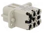 HARTING Conector HDC Han Q Hembra de 9 Pines