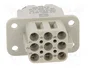 HARTING Conector HDC Han Q Hembra de 9 Pines