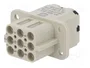 HARTING Conector HDC Han Q Hembra de 9 Pines