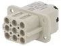 HARTING Conector HDC Han Q Hembra de 9 Pines