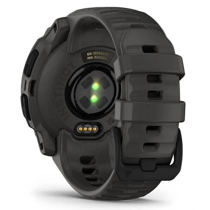 Garmin Instinct E Smartwatch GPS Reloj Inteligente Deportivo Resistente al Agua 10 ATM con Monitor Cardiaco, Oxígeno Sangre, Autonomía 35 Días, Negro, Referencia 010-02932-00