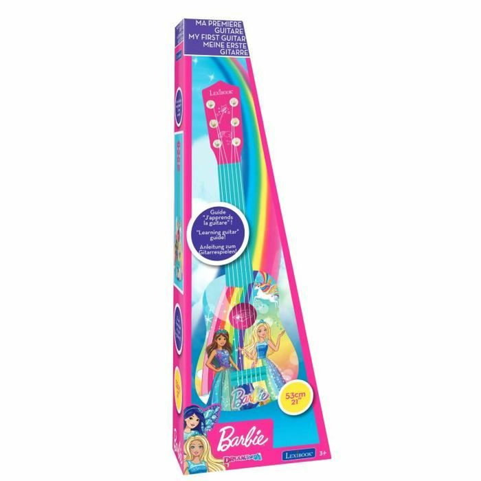 Lexibook Mi Primera Guitarra Barbie de 52,5 cm