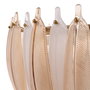 Lámpara Techo Plumas Champán Cristal 60 X 60 X 55 cm