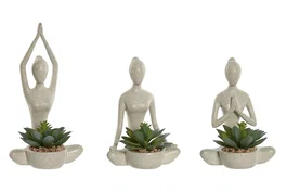 DKD Home Decor Planta Resina PE 14x12x25,5 Surtida