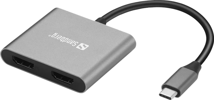 Sandberg 136-44 Dockingstation USB-C con 2x HDMI y PD Sandberg 136-44 Dockingstation USB-C con 2x HDMI y PD