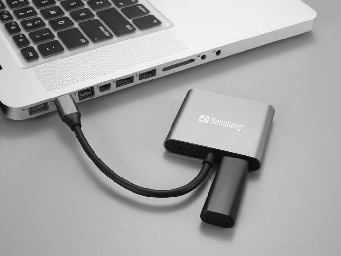 Sandberg Dock USB-C con 2 Puertos HDMI, Puerto USB-A y Carga PD - Adaptador Multipantalla para Portátil Sandberg Dock USB-C con 2 Puertos HDMI, Puerto USB-A y Carga PD - Adaptador Multipantalla para Portátil