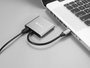 Sandberg Dock USB-C con 2 Puertos HDMI, Puerto USB-A y Carga PD - Adaptador Multipantalla para Portátil