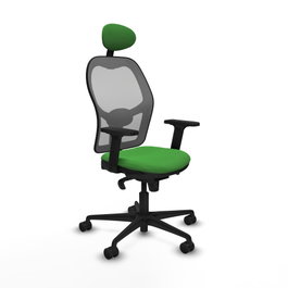 PIQUERAS Y CRESPO Silla de oficina Jorquera Verde y Gris