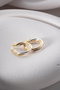 Heliophilia Silver NRZ1000139 Pendientes de Plata Esterlina con Acabado Oro y Rodio 2.3cm