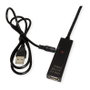 VALUE Cable de extensión USB 2.0 con repetidor, USB C a USB A, 15 m, Negro