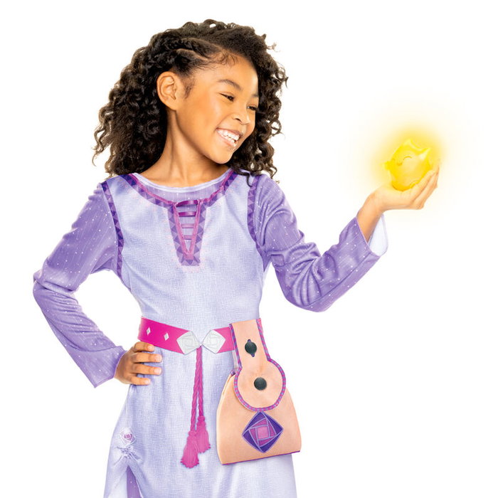 JAKKS PACIFIC Star luminoso y bolso Wish Disney para niños +3 años con accesorios