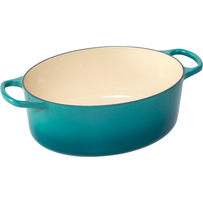 Le Creuset Signature Bräter oval 31 cm Bleu Riviera Le Creuset Signature Bräter oval 31 cm Bleu Riviera