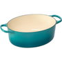 Le Creuset Signature Bräter oval 31 cm Bleu Riviera