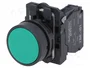 SCHNEIDER ELECTRIC Interruptor de presión Harmony XB5 verde NA Ø22mm