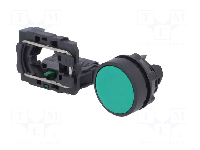 SCHNEIDER ELECTRIC Interruptor de presión Harmony XB5 verde NA Ø22mm