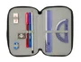 Safta Plumier Escolar Real Betis Balompié Triple Cremallera, 37 Piezas, 195x125x55 mm