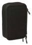 Safta Plumier Triple Estuche Escolar con 37 Piezas, Capacidad 12.5 x 19.5 x 5.5 cm, Para Material de Oficina y Papelería