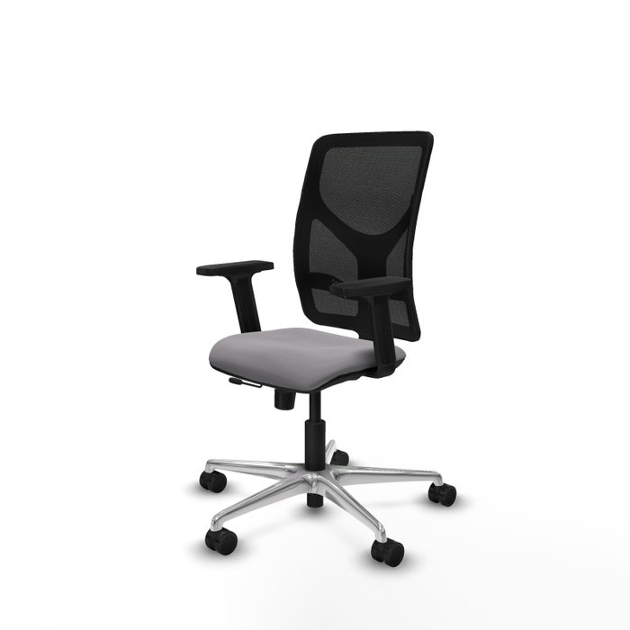 PIQUERAS Y CRESPO Silla de oficina Motilla Gris con mecanismo Sincro/Traslack PIQUERAS Y CRESPO Silla de oficina Motilla Gris con mecanismo Sincro/Traslack