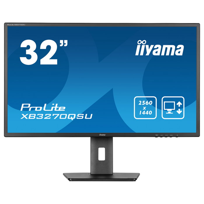 iiyama ProLite XB3270QSU-B1 Monitor de 31,5 pulgadas WQHD IPS 100 Hz Negro iiyama ProLite XB3270QSU-B1 Monitor de 31,5 pulgadas WQHD IPS 100 Hz Negro