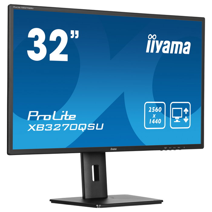 iiyama ProLite XB3270QSU-B1 Monitor de 31,5 pulgadas WQHD IPS 100 Hz Negro iiyama ProLite XB3270QSU-B1 Monitor de 31,5 pulgadas WQHD IPS 100 Hz Negro
