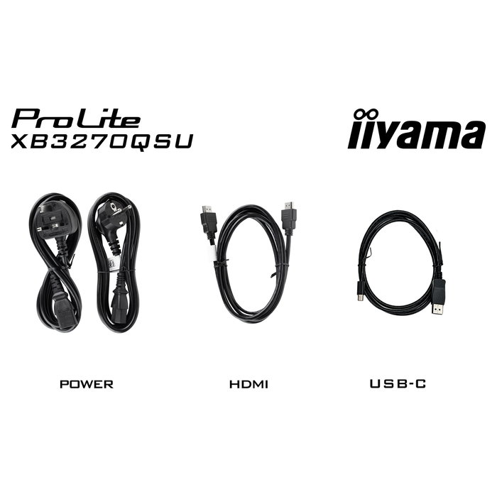 iiyama ProLite XB3270QSU-B1 Monitor de 31,5 pulgadas WQHD IPS 100 Hz Negro iiyama ProLite XB3270QSU-B1 Monitor de 31,5 pulgadas WQHD IPS 100 Hz Negro