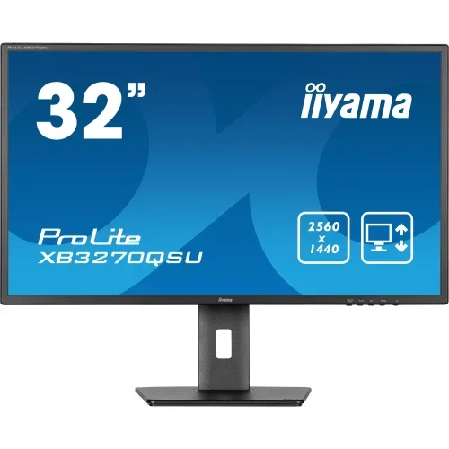 Iiyama XB3270QSU-B1 Monitor 32" IPS QHD 2560x1440 100Hz 3ms Regulable Altura HDMI DP USB Iiyama XB3270QSU-B1 Monitor 32" IPS QHD 2560x1440 100Hz 3ms Regulable Altura HDMI DP USB