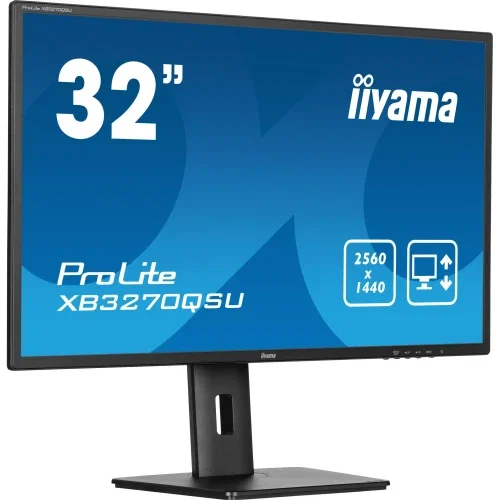 Iiyama XB3270QSU-B1 Monitor 32" IPS QHD 2560x1440 100Hz 3ms Regulable Altura HDMI DP USB Iiyama XB3270QSU-B1 Monitor 32" IPS QHD 2560x1440 100Hz 3ms Regulable Altura HDMI DP USB
