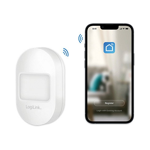 LogiLink Sensor de movimiento WiFi Smart PIR compatible con Tuya LogiLink Sensor de movimiento WiFi Smart PIR compatible con Tuya