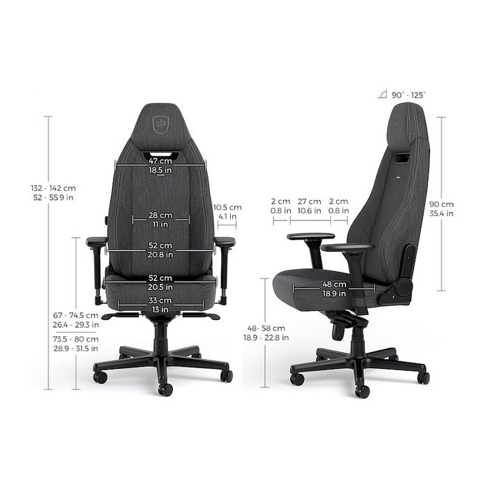 Noblechairs LEGEND TX Gaming Stuhl - antracita