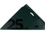 Liderpapel Escuadra de Acrílico Verde 25 cm
