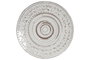 DKD Home Decor Plato de Gres Blanco con Relieve 28x28x2,5 cm