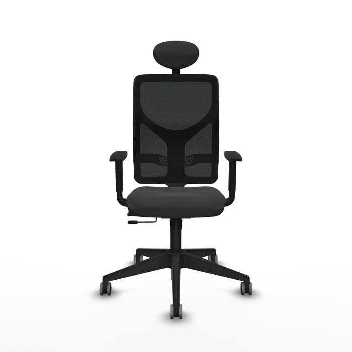 PIQUERAS Y CRESPO Silla de oficina Motilla con mecanismo Sincro/Traslack Gris oscuro y Negro PIQUERAS Y CRESPO Silla de oficina Motilla con mecanismo Sincro/Traslack Gris oscuro y Negro