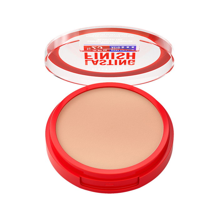 Rimmel London Lasting Finish 25h Base en Polvo Mate con SPF20 y Ácido Hialurónico - Tono #003 Sesame 7 gr