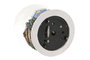 DKD Home Decor Bola Musical de Resina y Cristal Multicolor
