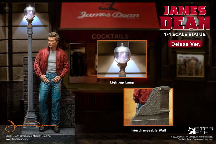 Star Ace Toys James Dean Estatua 1/4 Superb My Favourite Legend Series (Red jacket) Deluxe Ver. Star Ace Toys James Dean Estatua 1/4 Superb My Favourite Legend Series (Red jacket) Deluxe Ver.