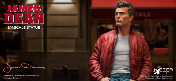 Star Ace Toys James Dean Estatua 1/4 Superb My Favourite Legend Series (Red jacket) Deluxe Ver. Star Ace Toys James Dean Estatua 1/4 Superb My Favourite Legend Series (Red jacket) Deluxe Ver.