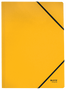 Leitz 39080015 Carpeta de Cartón con Gomas A4 Recycle Amarillo 100% Certificación Climate Neutral Blue Angel