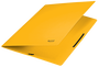 Leitz 39080015 Carpeta de Cartón con Gomas A4 Recycle Amarillo 100% Certificación Climate Neutral Blue Angel